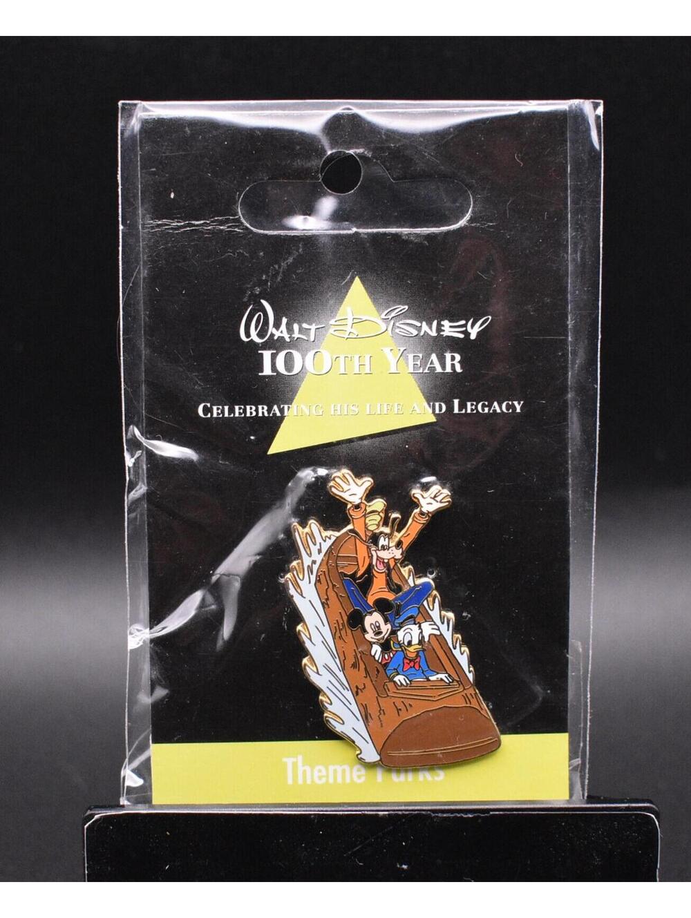 Disney Japan Splash Mountain Walt Disney 100th Year JDS Pin (C5)